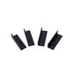 ProtectorAl Black Easy Screen Fixing Brackets - 4 Pack