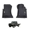 AUSGO Car Floor Mats for Toyota LandCruiser 79 Series LC79 Single Cab 2016-Onwards All-Weather Floor Liners