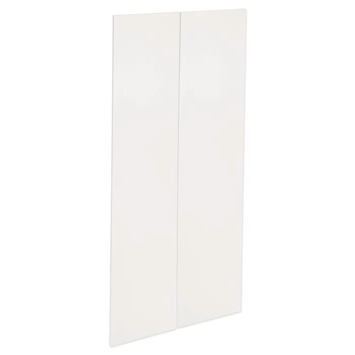 Kaboodle 900mm Egg White Modern Pantry Doors - 2 Pack