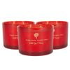 Soy Wax Scented Candles - 350g - Wild Fig & Cassis - Pack of 3 - Double Wick Autumn Scent Jars - Long Burn Seasonal