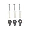 Everhang 15kg Solid Wall Picture Hanging Hook - 3 Pack