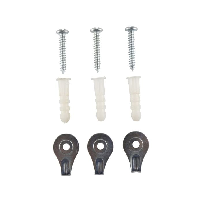 Everhang 15kg Solid Wall Picture Hanging Hook - 3 Pack