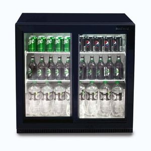 Bromic Back Bar Fridge - 190L - 2 Doors - Sliding