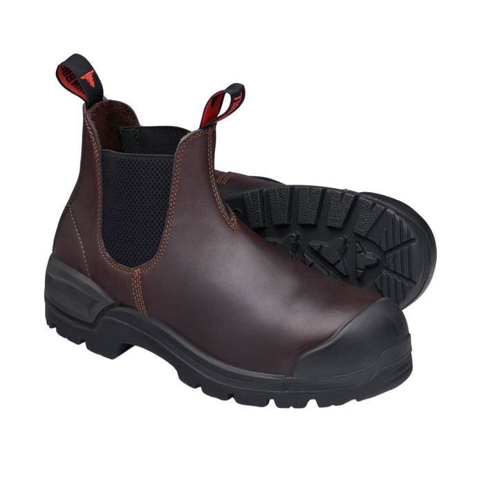 John Bull Unisex Oxblood 4291 Cougar 3.0 Elastic Side Safety Boot - UK Size 13