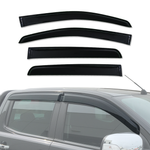 AUSGO Injection Weather Shields for Ford Ranger Dual Cab 2011-2022 Weathershields Window Visors Wind Deflectors