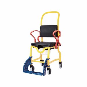 Shower Commode Chair for Children - Mobile, Height Adjustable