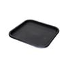 IP Plastics 35cm Black Square Saucer