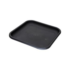 IP Plastics 35cm Black Square Saucer