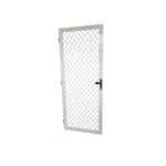 ProtectorAl 810 x 1980mm White Fixed Grille Screen Door