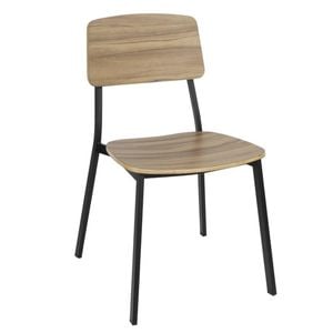 Bolero Beaufort Wooden Interior Dining Chairs 2 Pack
