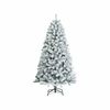 Costway 1.8M Christmas Tree Snowy Pine Cones w/600 Branch Tips
