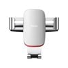 Metal Age Gravity Car Mount Silver Phone Holder Baseus