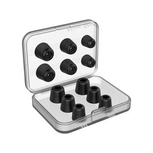 New bee BC-F4FOAM-BK [6 Pairs] Earphone Tips Premium Earbud