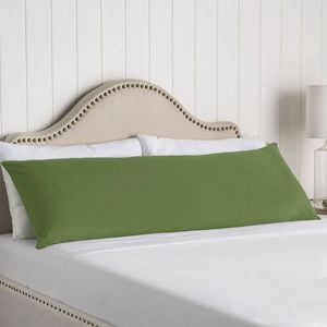 Artex 100% Cotton Body Pillowcase Nature Collection Dark Green
