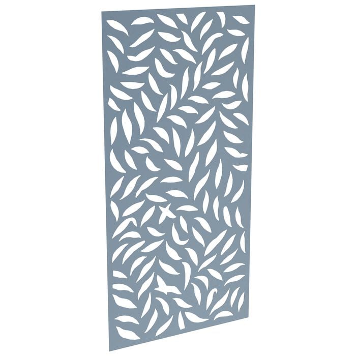 ProtectorAl 300 - 1200 x 1201 - 2400mm Deep Ocean Large Leaf Unframed Solid Aluminium Decorative Panel