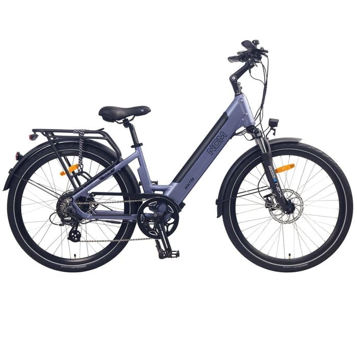 Ncm T3s Step-thru Trekking E-bike, 250w, 48v 12ah 576wh Battery, Hydraulic Brake [lavender Blue 26"]