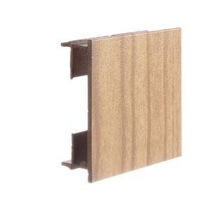 DECO 50 x 50mm Smoked Ash Deco Batten End Cap
