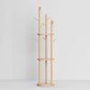 Lauft Rotating 3-tier Hat Coat Clothes Rack Jacket Garment Hanger Storage Stand