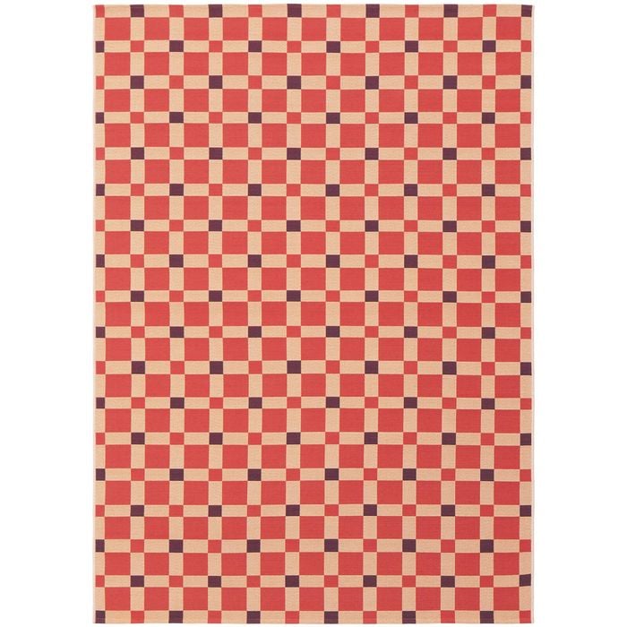 The Rug Connection Horizon Tito Pink 160x100cm - Small Pet Friendly Outdoor Floor Rug