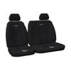 R.m.williams Rmw Longhorns Jacquard Black Front 3/4 Bench Car Seat Covers Universal Fit