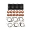 Permaseal Exhaust Manifold Installation Stud & Gasket Kit For Nissan Patrol Gu Y61 Td42 4.2l
