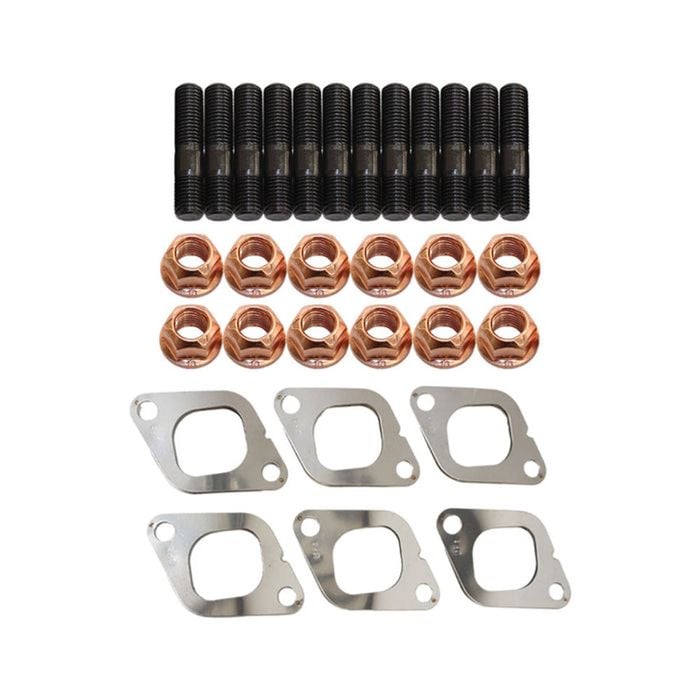 Permaseal Exhaust Manifold Installation Stud & Gasket Kit For Nissan Patrol Gu Y61 Td42 4.2l