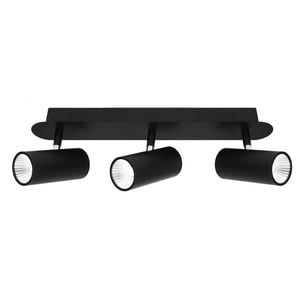 Cougar Lighting Urban 3lt 15w LED Rail Spot Light Black