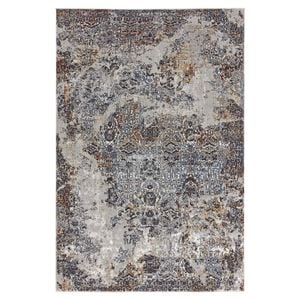 Luxe Vintage Textured Rug - Luxe Dark Grey 160 X 230 Cm
