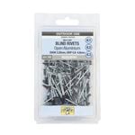 Otter 3.2 x 0.8-4.8mm Monument® Multi-Grip Open Aluminium Blind Rivets - 100 Pack
