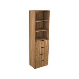 Lugna 2048 x 600 x 380mm Cove 2 Shelf And 4 Drawer Robe Insert