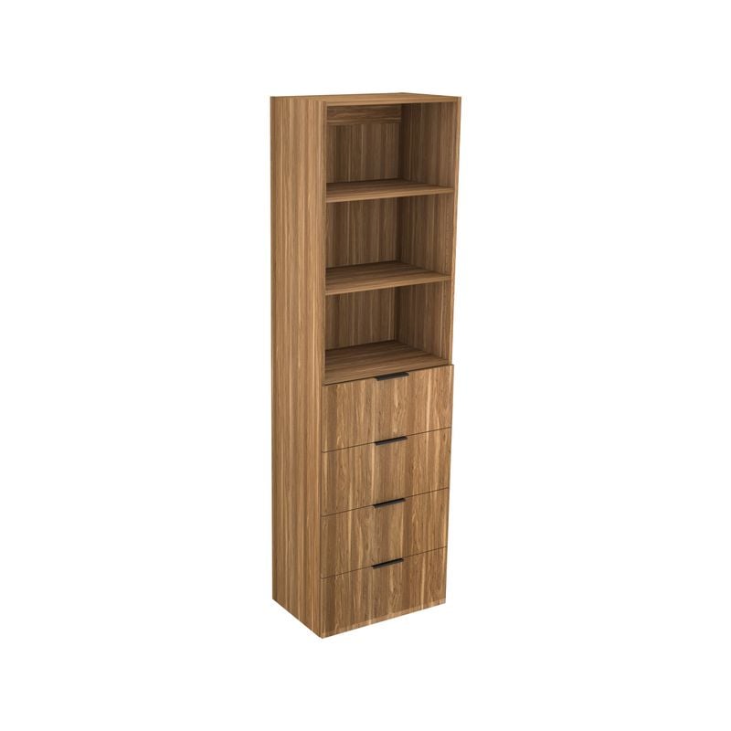 Lugna 2048 x 600 x 380mm Cove 2 Shelf And 4 Drawer Robe Insert
