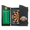NRL Dartboard and Cabinet Set West Tigers Team Design Black Finish