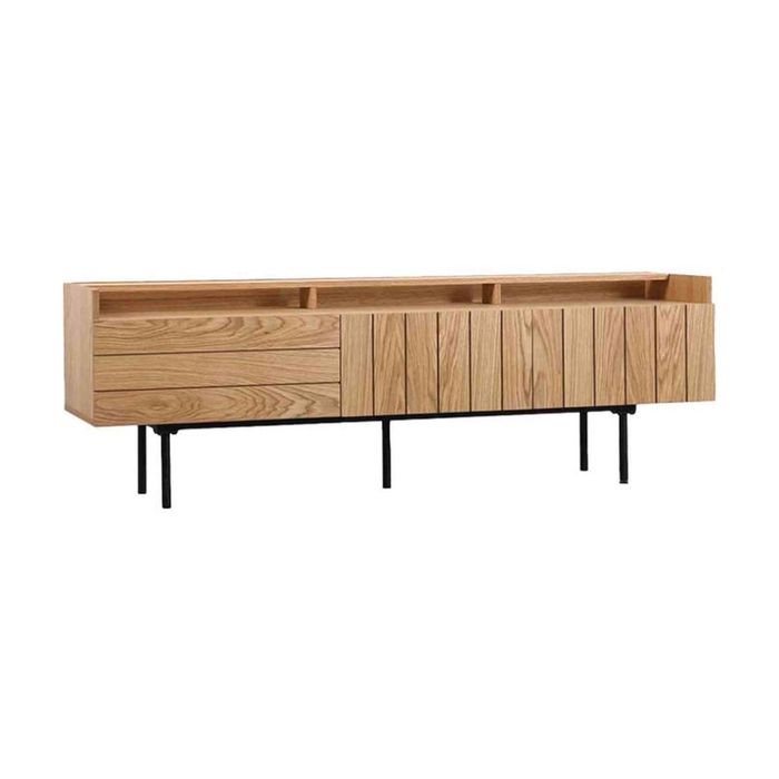 Modern Furniture ZANE Entertainment TV Unit 160cm - Natural Oak
