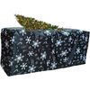 Catzon 165X38X76CM Christmas Storage Bag Waterproof Multipurpose Bag-SnowflakeBlack