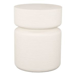 Marquee 350 x 350 x 450mm Cream Stool Side Ridge