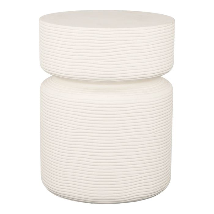 Marquee 350 x 350 x 450mm Cream Stool Side Ridge
