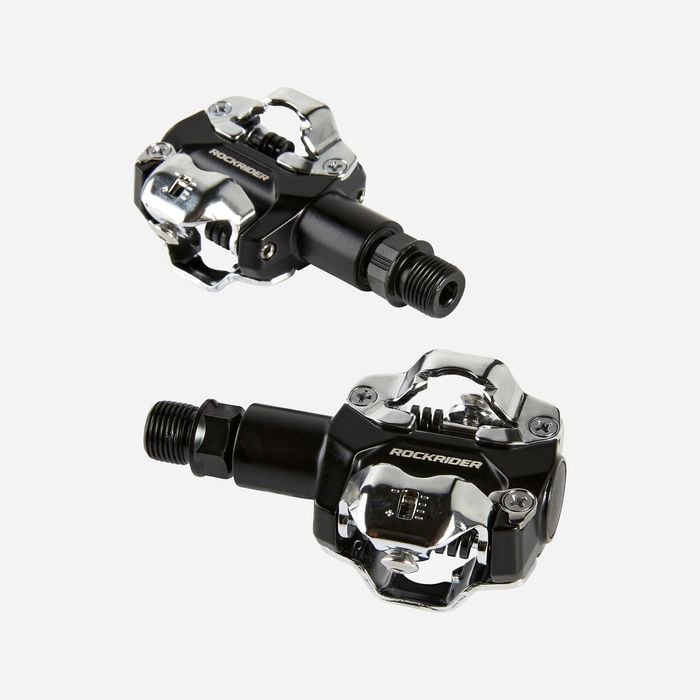 Decathlon - Clipless Mountain Bike Pedals 520 - Black - One Size