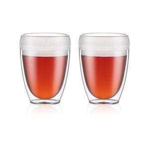 Bodum 0.35 L Transparent Pavina Outdoor 2 Pcs Double Wall Tumbler, 0.35l, 12oz 1 Pcs