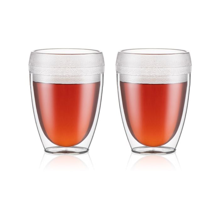 Bodum 0.35 L Transparent Pavina Outdoor 2 Pcs Double Wall Tumbler, 0.35l, 12oz 1 Pcs