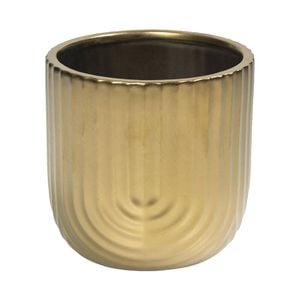EDEN 12cm Gold Rainbow Indoor Ceramic Planter - 120mm