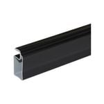 Pillar 25mm x 2.5m Black Flyscreen Frame
