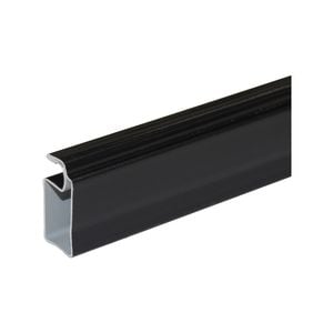 Pillar 25mm x 2.5m Black Flyscreen Frame