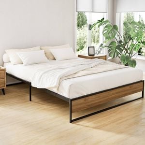 Artiss Metal Bed Frame Queen Size Beds Base Platform Wood