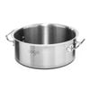 SOGA 18/10 Stainless Steel Stock Pot 58L Without Lid