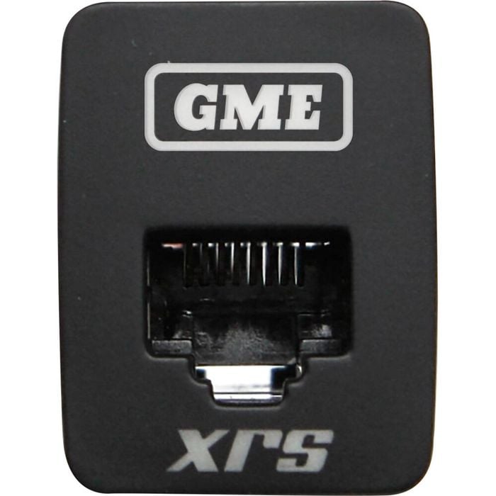GME RJ45 Pass Through Adapter Fits Selected Nissan Models 30.6x23.5mm White