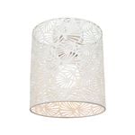 Brilliant Lighting Seasons DIY White Laser Cut Batten Fix Shade