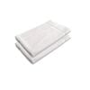 800GSM Set of 2 Cotton Bath Mat 45 x 75 cm Mat White
