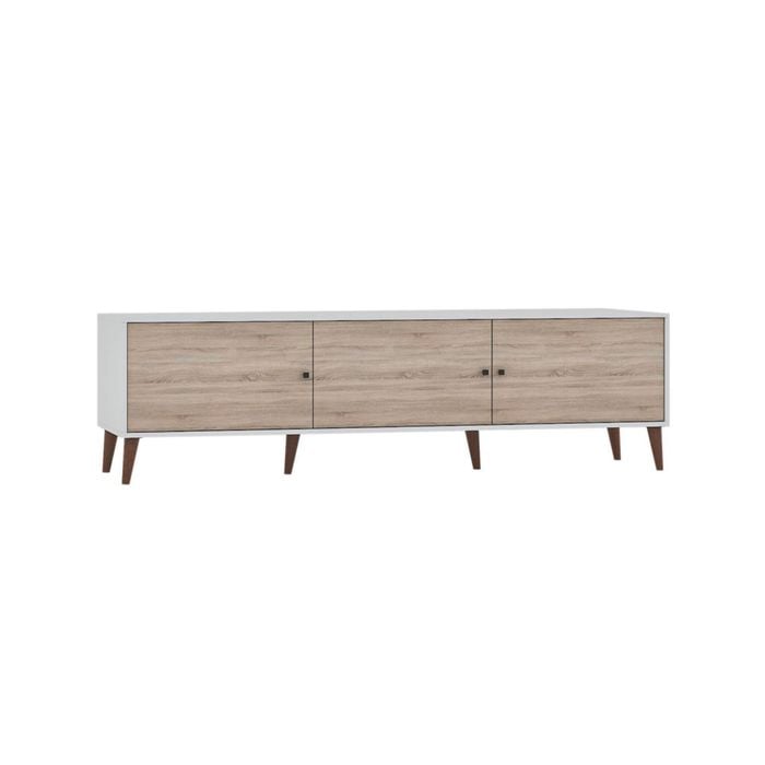 Valo White & Oak 1.8m TV Unit