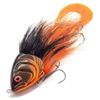 Jerkfly 30cm Curly Tail Light Weight Hybrid Fishing Lure Orange Devil