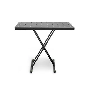 Gravity KSX2RD Double Braced X-Frame Keyboard Stand Rack & Rapid Desk Set Black